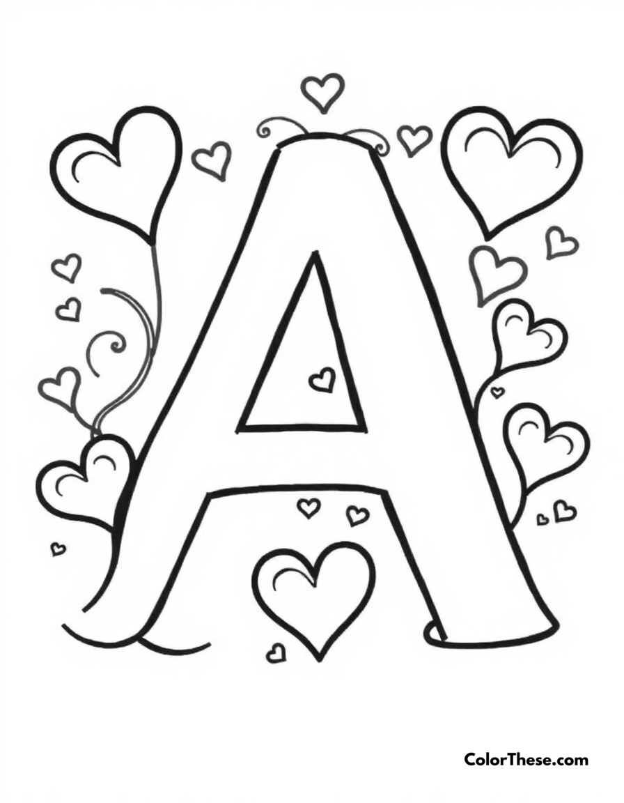 Alphabet Coloring Pages