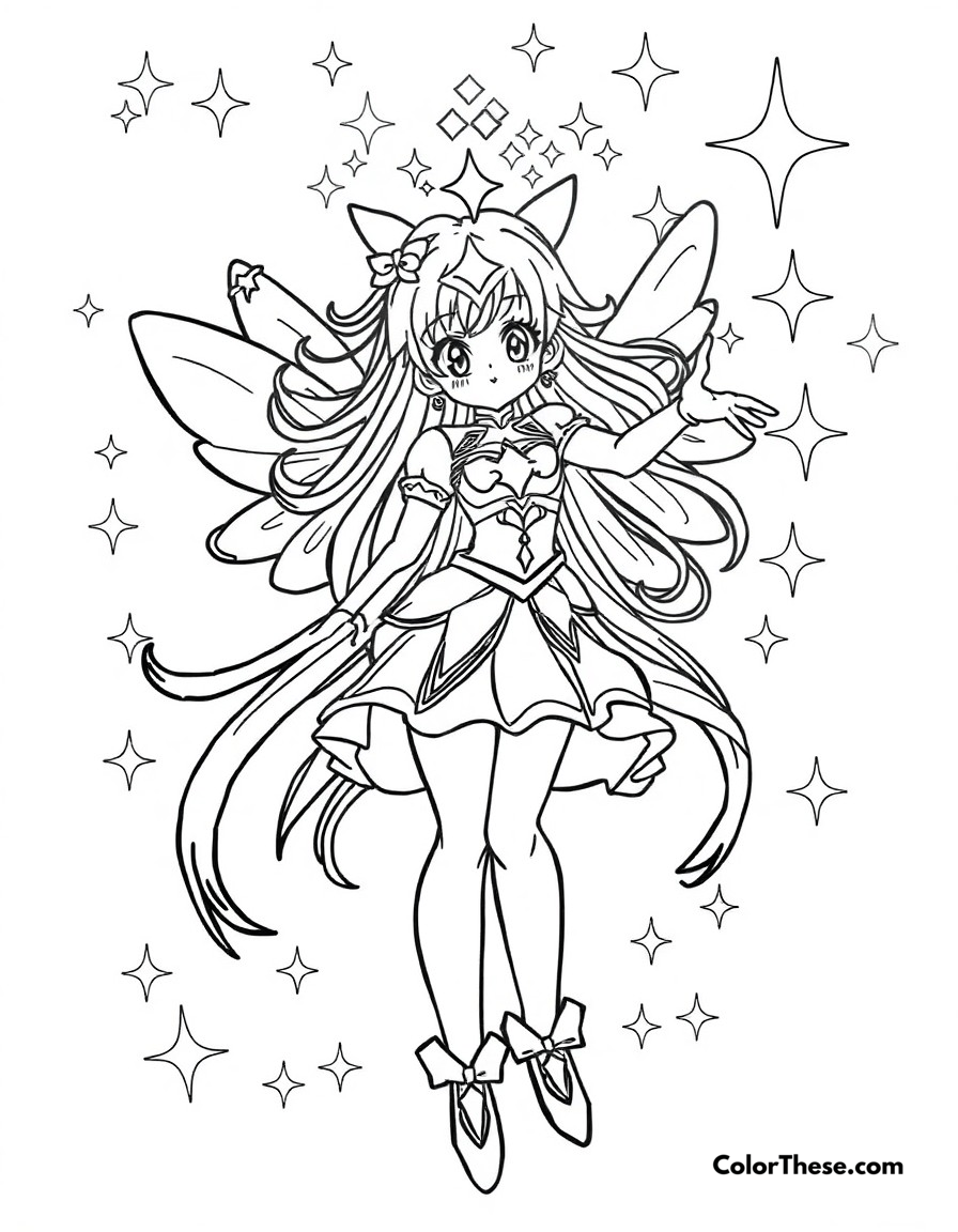 Anime Coloring Pages