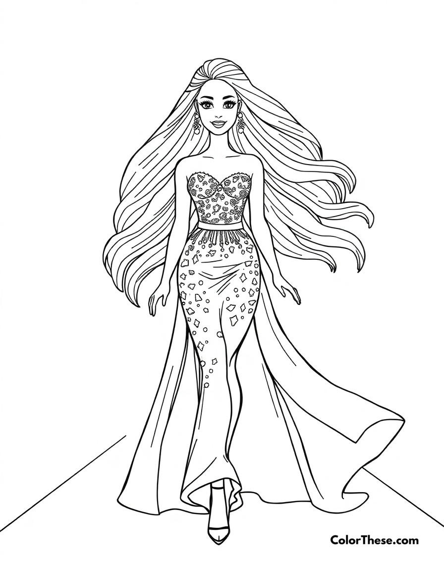 Barbie Coloring Pages