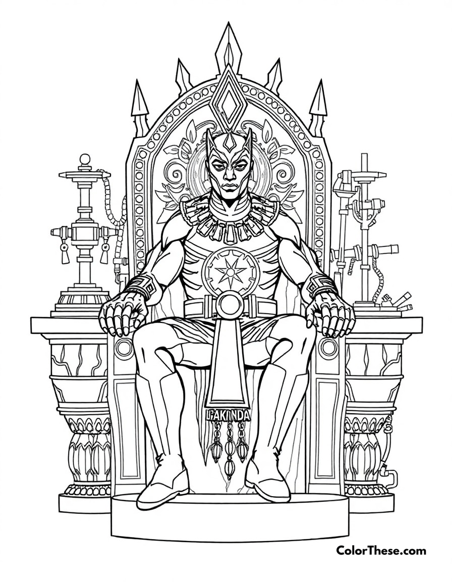 Black Panther Coloring Pages