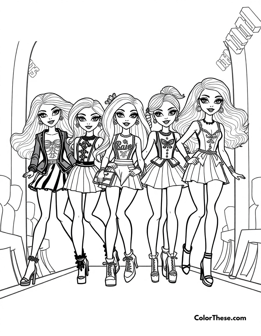 Bratz Coloring Pages