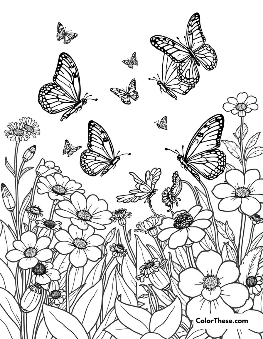 Butterfly Coloring Pages