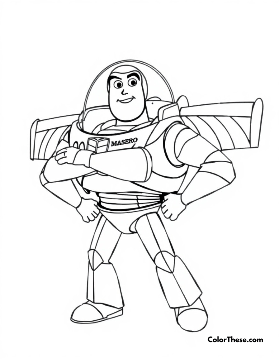 Buzz Lightyear Coloring Pages