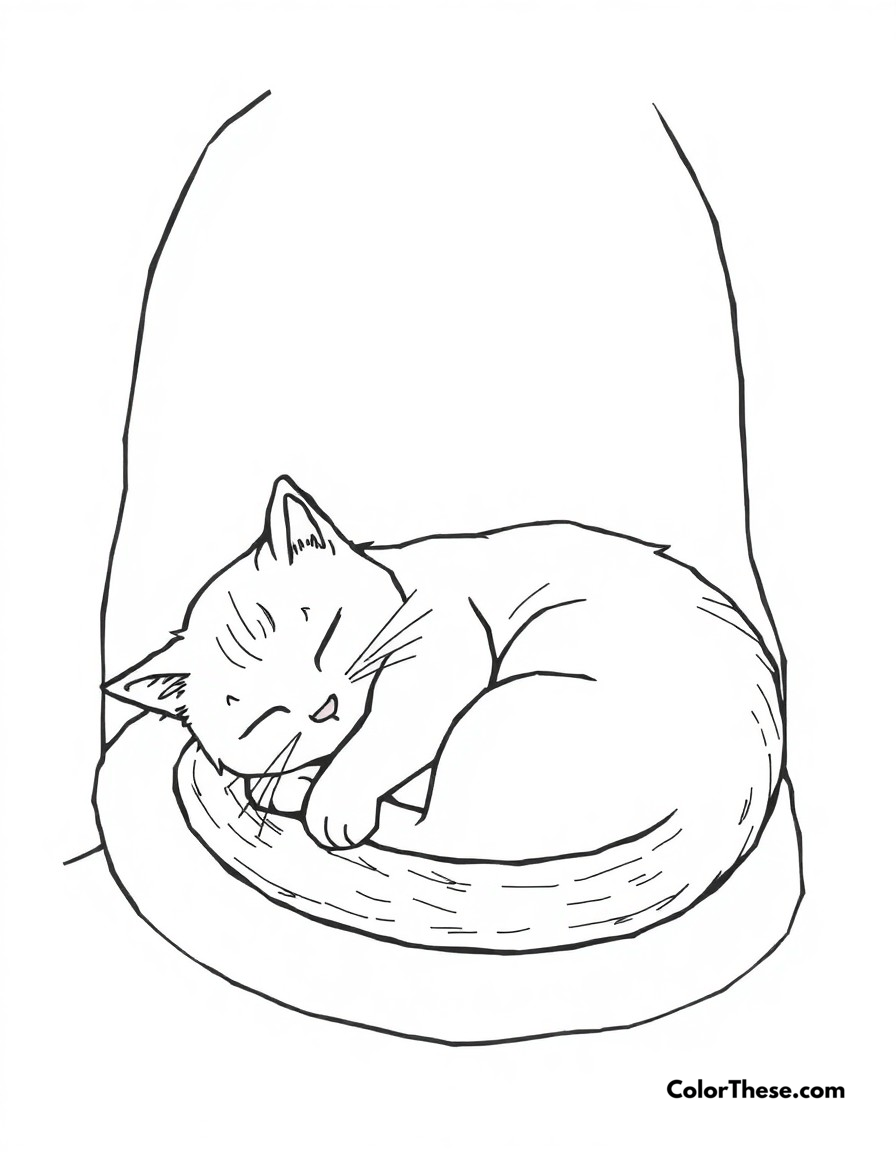 Cat Coloring Pages