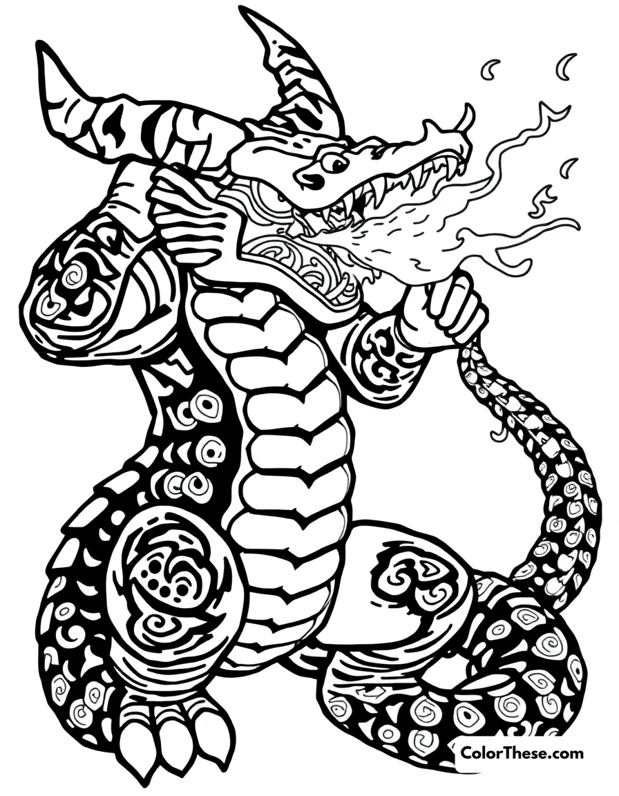 Free printable obanai's serpent breathing coloring page for kids and adults - A obanai iguro performing his specialized serpent breathing.