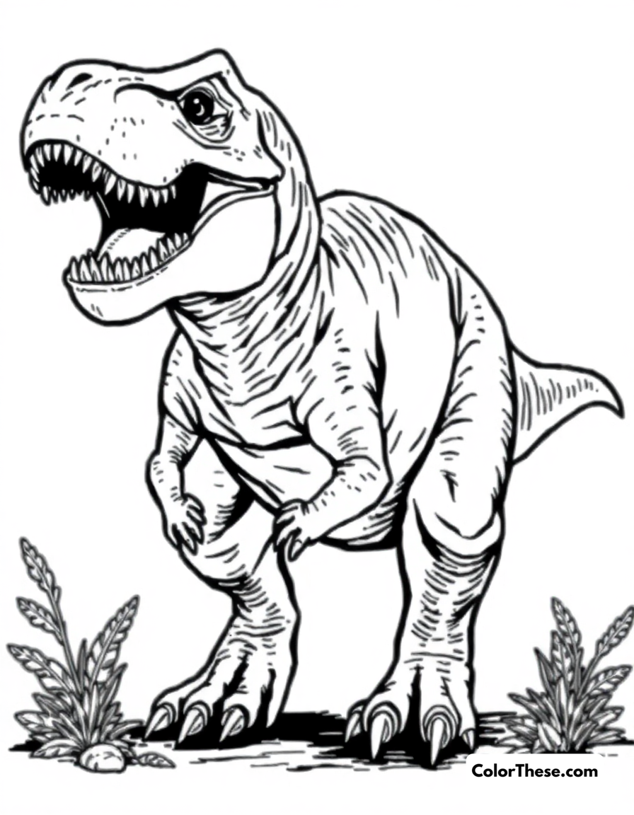 Dinosaur Coloring Pages