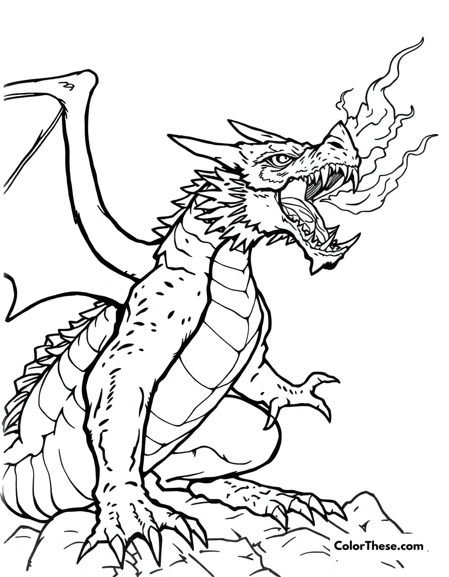 Dragon Coloring Pages