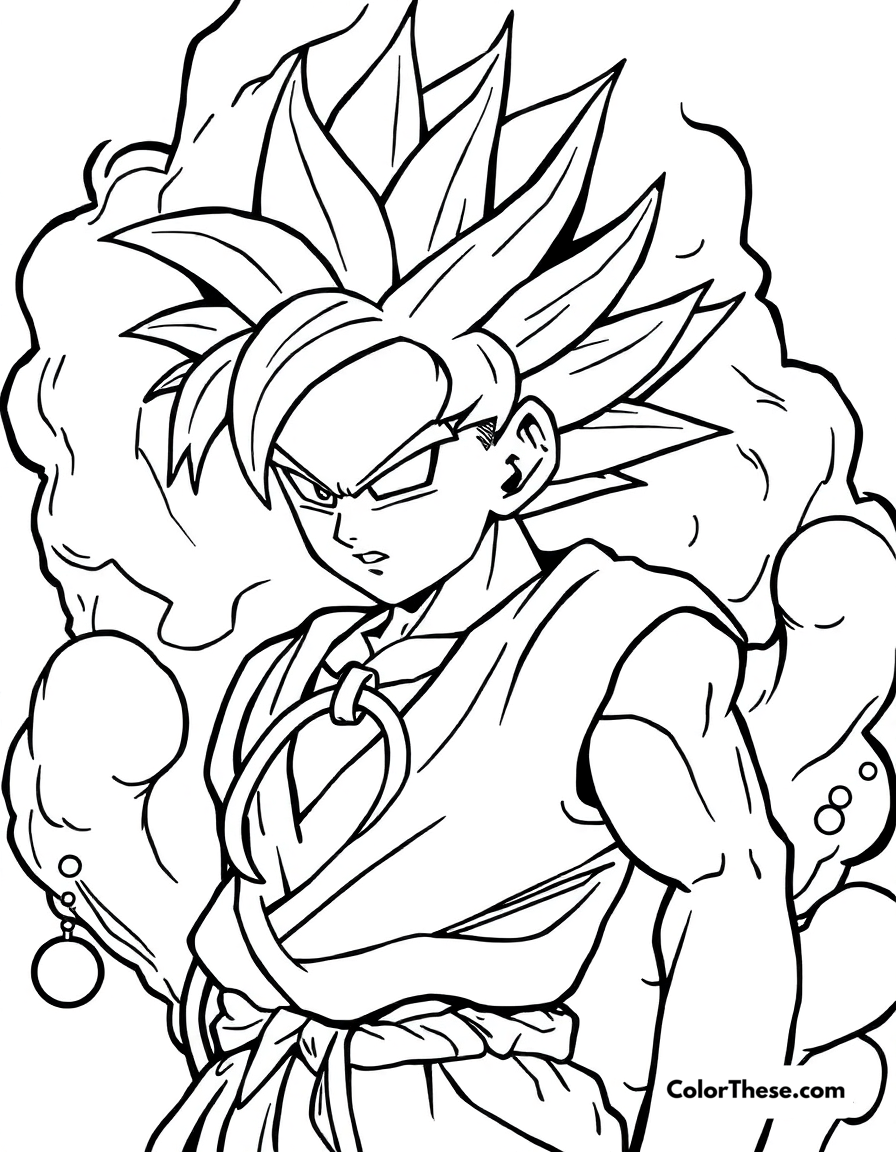 Goku Coloring Pages