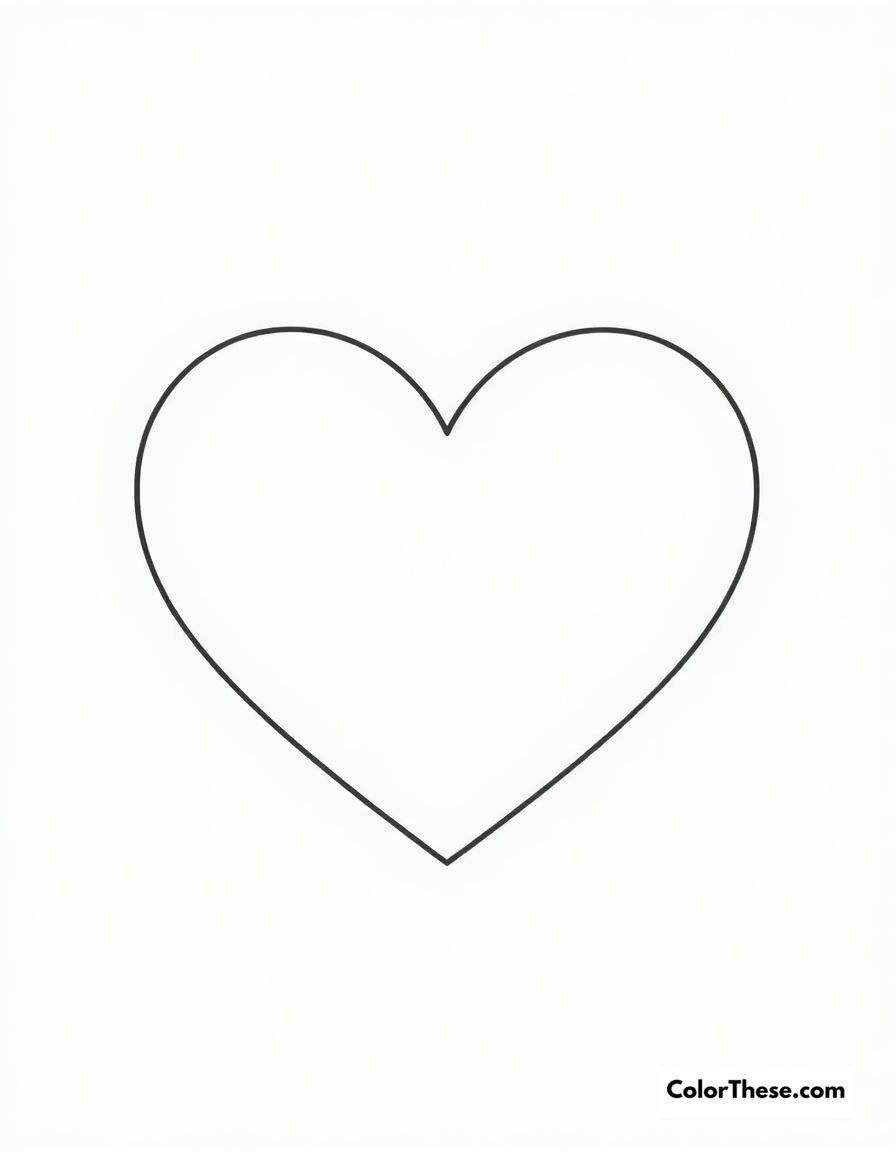 Heart Coloring Pages