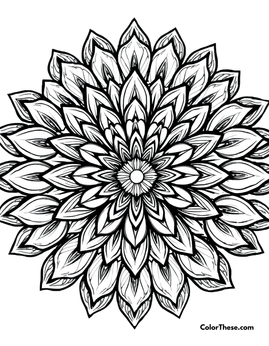 Mandala Coloring Pages