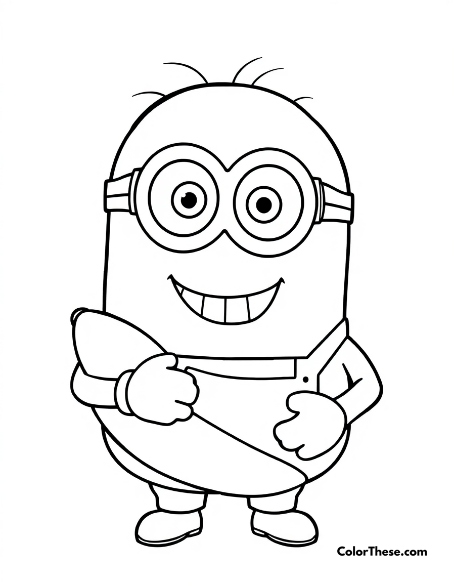 Minion (Despicable Me) Coloring Pages