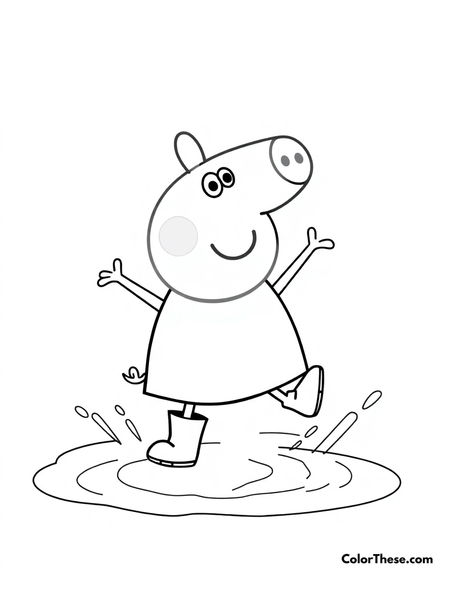 Peppa Pig Coloring Pages