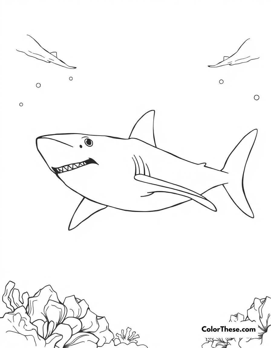 Shark Coloring Pages