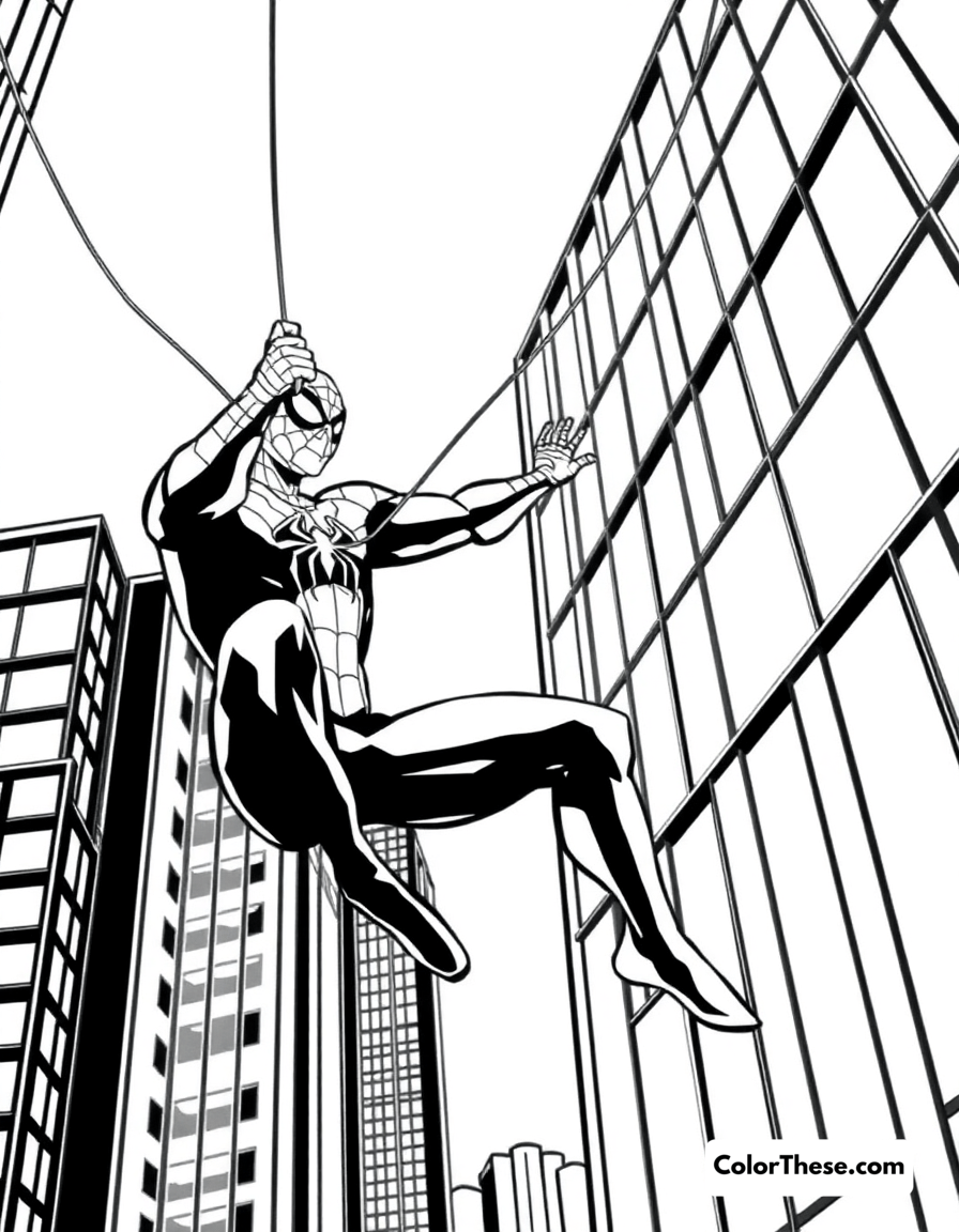 Spiderman Coloring Pages