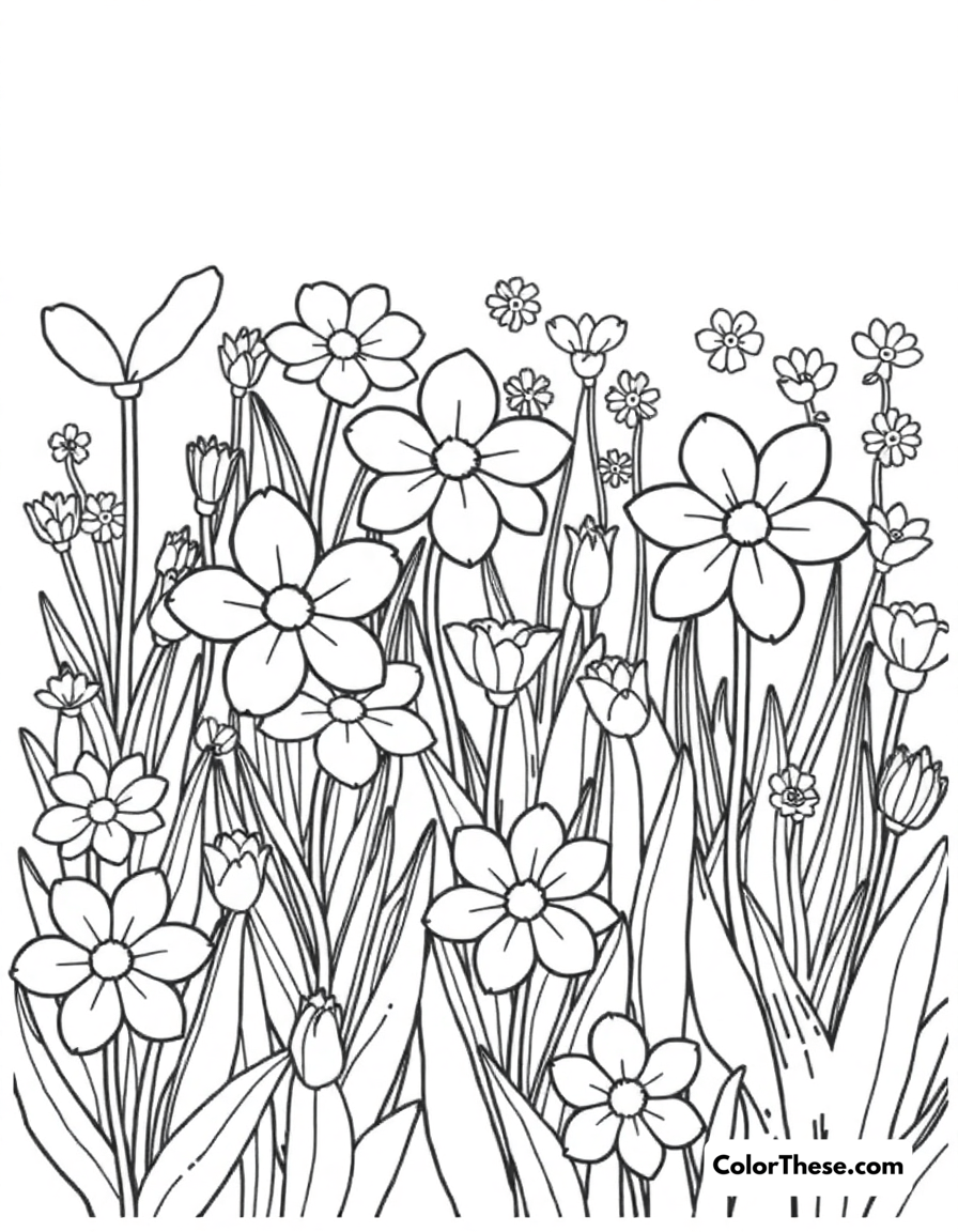 Spring Coloring Pages