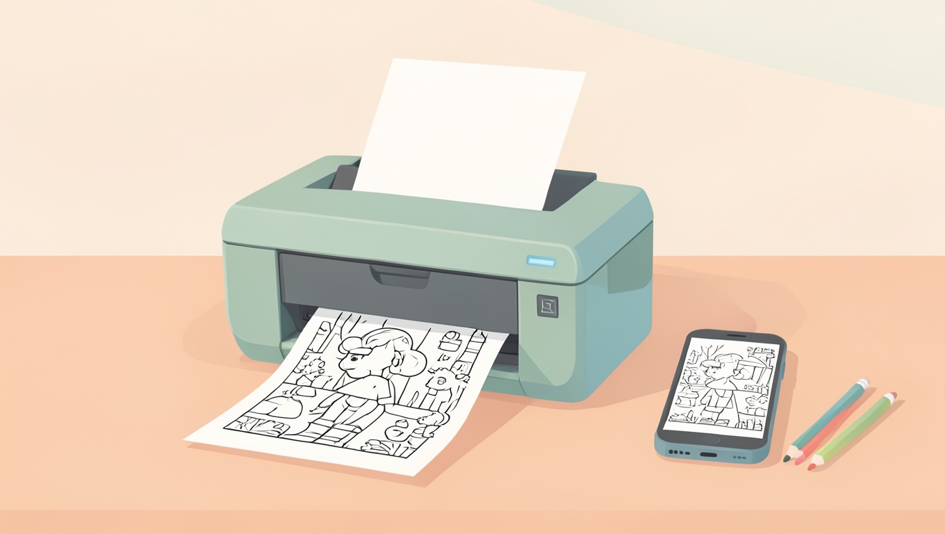 How to Print Coloring Pages Without Blurry Lines