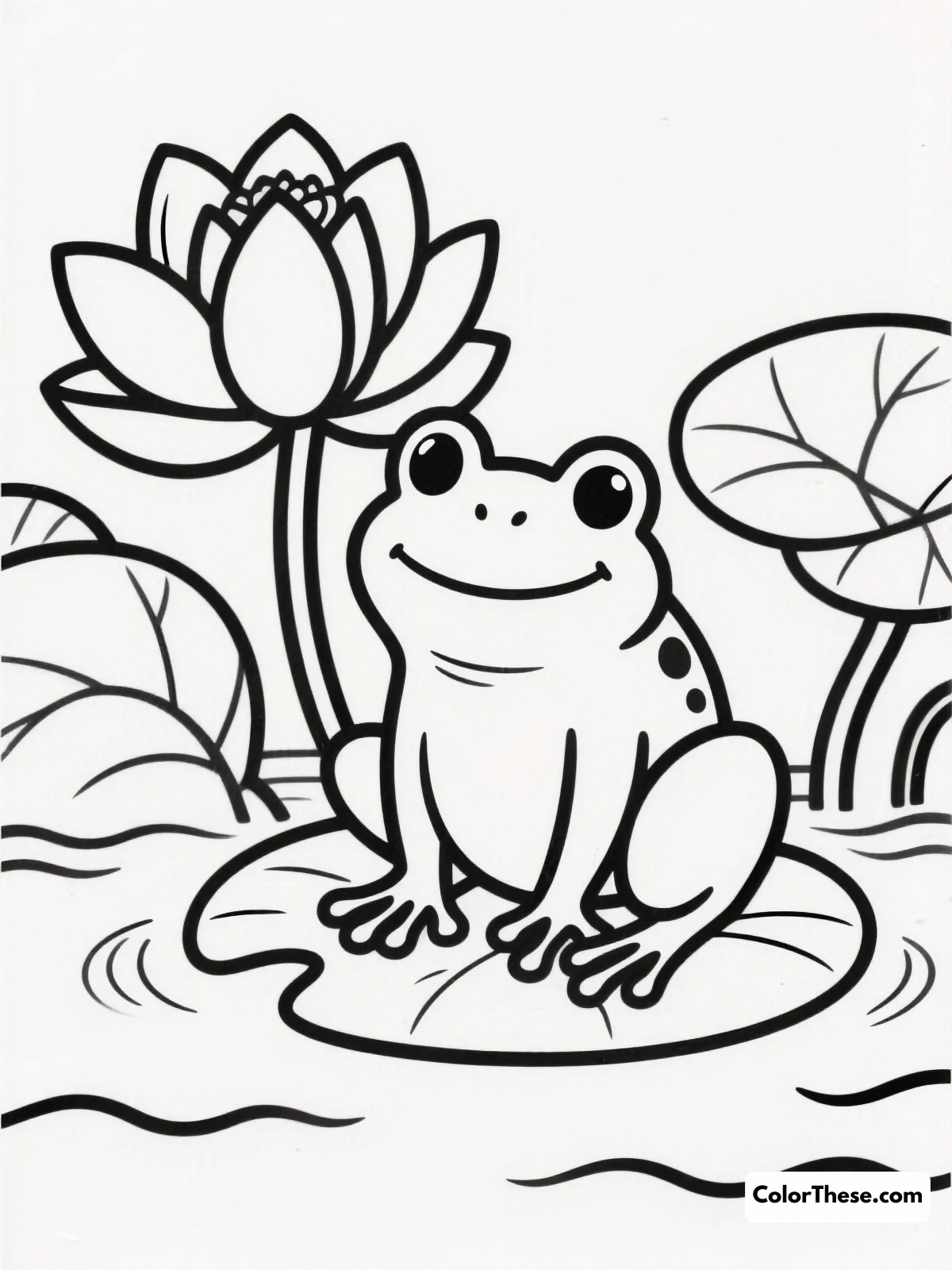 Frog Coloring Pages