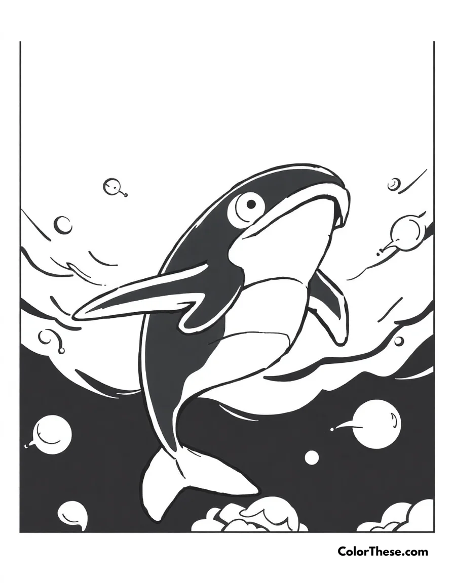 Free printable kyogre in the ocean depths coloring page. Kyogre, the Sea Basin Pokémon, swimming in the ocean depths.