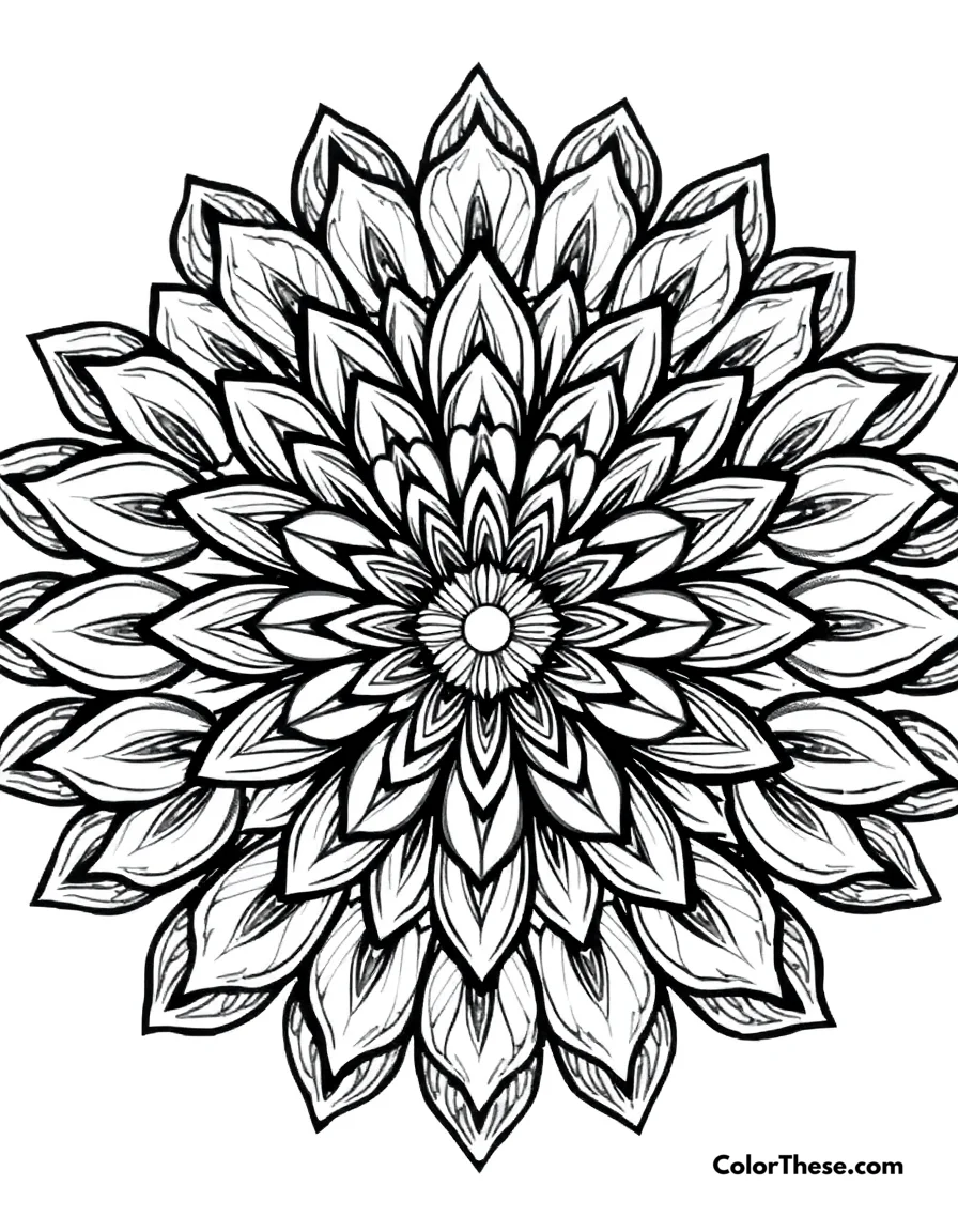 Mandala Coloring Pages