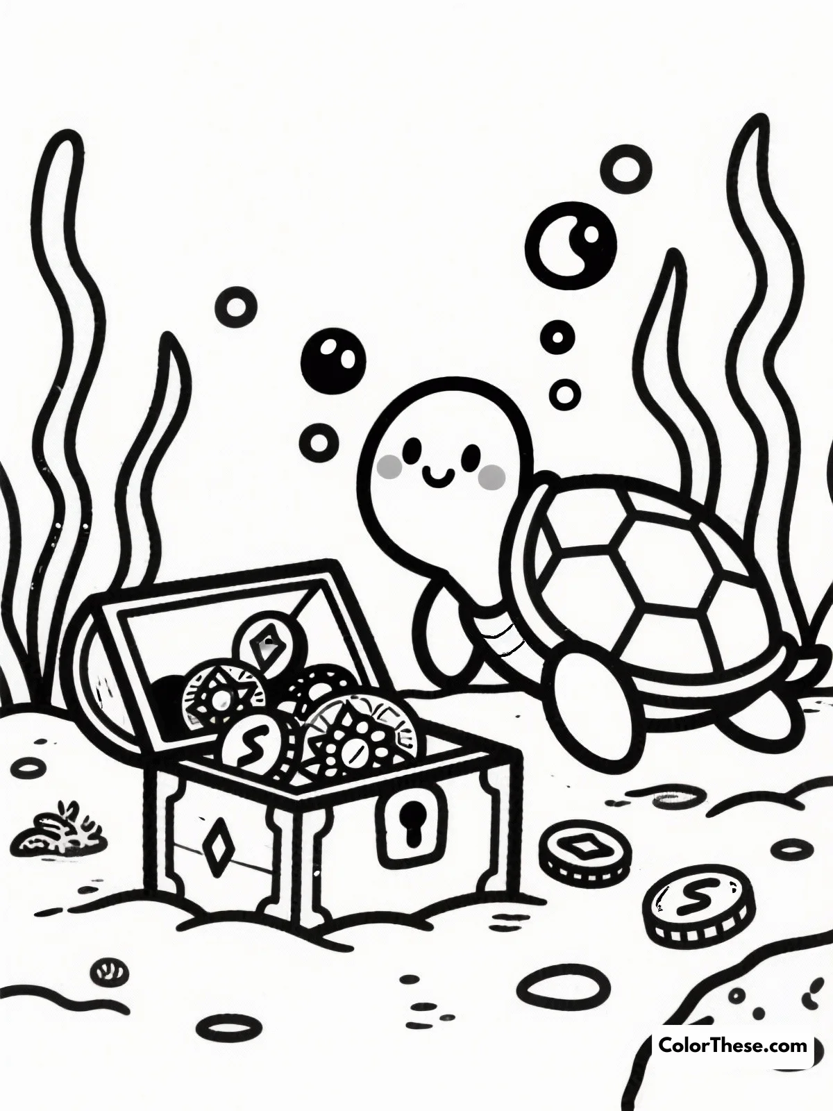 Turtle Coloring Pages